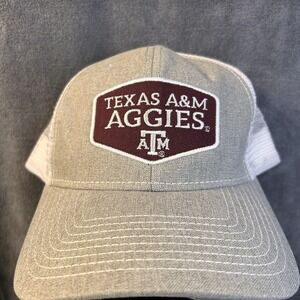 NCAA Texas A&M Aggies Gray Trucker Baseball Hat C.C. Creations One Size